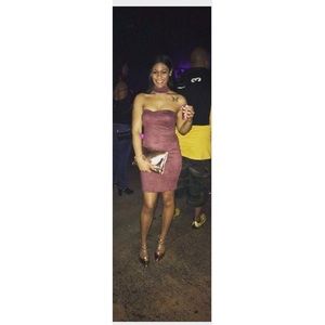 Cute short strapless dress from Fashion Nova!